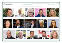 Guess Who - TV Experts Guess Who - TV Experts